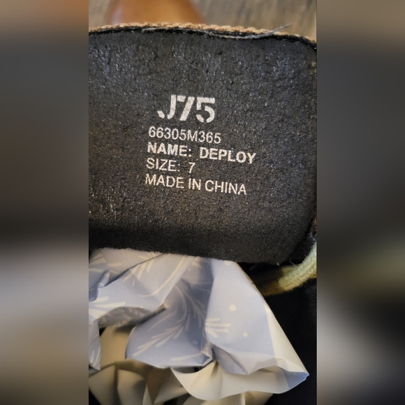 J75 by Jump Deploy Stylish Mid-calf Tan Combat/Military Boots for Men Sz 7 Used - Picture 7 of 7